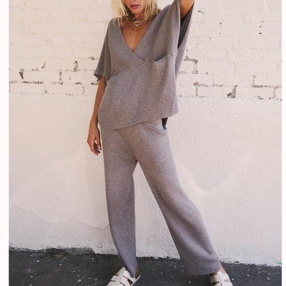Free People Sweaters - Free People Jaclyn Sweater Set - Gravel